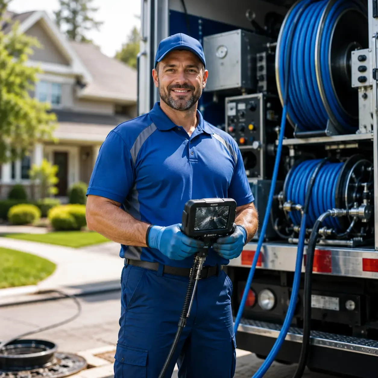 Local outdoor drain cleaning specialists in Davis, IL